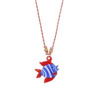 [Qsvbeeqj] Collar con dije de pez, collar único, collar con colgante de joyería de cuello multifunción, para mujeres que buscan un estilo distintivo