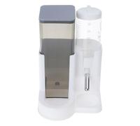 Qsvbeeqj Comedero para hámster y dispensador de agua, sistema automático, diseño de pin, botella transparente para agua y comederos automáticos para mascotas