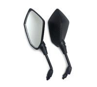 Qsvbeeqj Cristal de retroceso 7/8 "Abrazadera de montaje de manillar gran angular de visión trasera para scooter ATV
