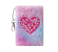 Qsvbeeqj Cuaderno de bolsillo en miniatura, diseño exterior de felpa para artistas, escritores, invierno cálido