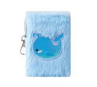 Qsvbeeqj Cuaderno de bolsillo en miniatura, diseño exterior de felpa para artistas, escritores, invierno cálido