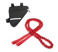 Qsvbeeqj Cuerda de remolque para bicicleta, cuerda de ciclismo, tracción para padres e hijos, tracción elástica al aire libre para adultos y niños
