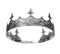 Qsvbeeqj Diadema de aleación de Halloween para hombres y mujeres, para bodas y fiestas, tiaras de príncipe