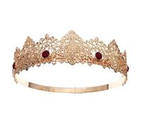 Qsvbeeqj Diadema de aleación de Halloween para hombres y mujeres, para bodas y fiestas, tiaras de príncipe