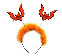 Qsvbeeqj Diadema para adultos y adolescentes con forma de ala de murciélago de dibujos animados para carnaval, fiesta, cosplay, accesorios para disfraz