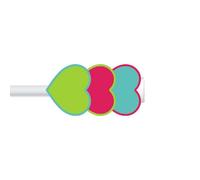 Qsvbeeqj Dispositivo de elastómero contra arañazos, protector de corazón para los afectos de los cables de frutas, protección flexible de chips, conclusiones de enlace de datos moldeados de corazón