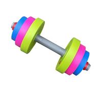 Qsvbeeqj Ejercicios para niños pequeños mancuernas con equipo ergonómico de fitness infantil para interiores al aire libre al aire libre colorido uso de herramientas de entrenamiento para niños