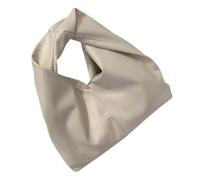 Qsvbeeqj Elegante bolsa de axila para mujeres modernas de cuero PU bolsos de hombro ceniza de axila de moda con amplio espacio para diario esencial PU bolsa, Blanco