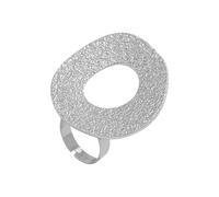 Qsvbeeqj ENTGY Anillos Abiertos Anillos Exagerados Hecho A Mano Irregular Martillado Cinta Metal Detallada Aleación Moda Regalo de Joyería de Gran Tamaño Ajustable Dedo Joyería, como se describe