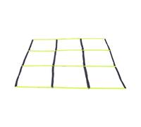 Qsvbeeqj Escalera de agilidad deportiva de nailon reforzado con peldaños antideslizantes para fútbol, baloncesto, boxeo, entrenamiento, herramienta de entrenamiento, equilibrio de habilidades básicas