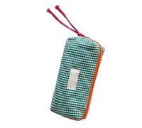 Qsvbeeqj Estuche para lápices 7,5 x 3,5 x 6,4 pulgadas para estudiantes niñas mujeres grandes bolsas de lápices con cremallera bolsa de almacenamiento de cosméticos de viaje almacenamiento versátil