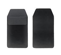 Qsvbeeqj Estuche para lápices de cuero vintage estuche multifuncional para lápices para oficina mujeres hombres médico enfermera artista té cuero protector de bolsillo, Negro