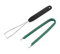 Qsvbeeqj Extractor de teclas ergonómico para interruptores de teclado mecánicos seguros Kit de limpieza de teclado ergonómico juego de tecla de extracción