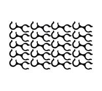 Qsvbeeqj Figures - 8 conectores de bastones de trekking para accesorios seguros de doble poste, peso ligero para senderismo y mochileros, clip de almacenamiento