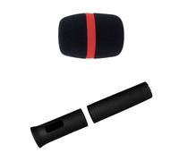 Qsvbeeqj Funda de silicona para micrófono, funda protectora para mango, protector rodante para dispositivo KTV, protector lavable