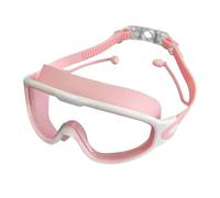 Qsvbeeqj Gafas de natación para adultos Natación a prueba de fugas con tapones para los oídos Gafas de montura grande para gafas de deportes acuáticos con tapones para los oídos Latas de fuga
