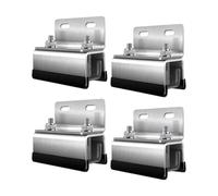 Qsvbeeqj General Solar Panel Brackets 4PCS Barcos Barcos Estabilizadores de Estante de Techos Seguro Diseño de Protección de Agitar para Marine Solar Kit
