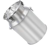 Qsvbeeqj Gran capacidad 10 L ordeñadores cubo para ganado Construcción de acero inoxidable inoxidable ordeño agrícola cubo accesorios