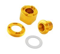 Qsvbeeqj Herramienta de extracción de tapa lateral de manivela de aleación de aluminio, montaje directo, perno de cadena, reparación de ciclo, llave de brazo de bicicleta, extracción de cubierta