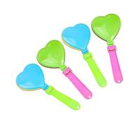 Qsvbeeqj Instrumentos de aplausos sostenibles, 4 unidades, decibelios altos, para hacer ruido, materiales deportivos, esenciales, eficientes, PP Clappers