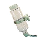 Qsvbeeqj Jaula de montaje automático para mascotas, bandeja de agua para conejos, hámsteres, perros, latas de fugas, dispositivo de hidratación automático para mascotas