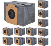 Qsvbeeqj Juego De 12 Prácticas Bolsas De Polvo Fácil Instalación Aspiradora Bolsa No Bolsa Para Alergia Robot Afectado Bolsas De Repuesto De Vacío