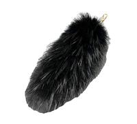 Qsvbeeqj Llavero de cola de piel sintética suave realista bolsa de moda Anexo colorido coche llavero para uso diario