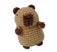 Qsvbeeqj Llavero de ganchillo para principiantes con instrucciones de vídeo paso a paso. Accesorios de punto de ganchillo para animales
