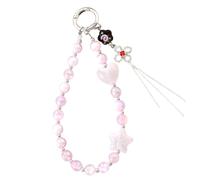 Qsvbeeqj Llaveros para teléfono móvil, cordón para teléfono móvil hecho a mano, para mujeres y niñas, correa de teléfono, joyas, gota de joyería, cordón de teléfono resistente a la moda para mujeres y
