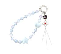Qsvbeeqj Llaveros para teléfono móvil, cordón para teléfono móvil hecho a mano, para mujeres y niñas, correa de teléfono, joyas, gota de joyería, cordón de teléfono resistente a la moda para mujeres y