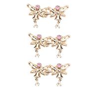 Qsvbeeqj Metal Engels Cintura Estrechamiento Pin No Residuo Chapado Fácil de Instalar Hebilla de Cierre para Pantalones Sueltos Ajustador de Cintura Clip de Ropa, dorado, H