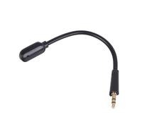 Qsvbeeqj Micrófonos de 3,5 mm, reparación de 3 polos para auriculares X, micrófono desmontable, cancelación de ruido, micrófonos
