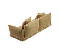 Qsvbeeqj Miniatura salón sofá sofá modelo detallado muebles de muñecas de madera 1/12 escala para sofá coleccionable para modelos arquitectónicos