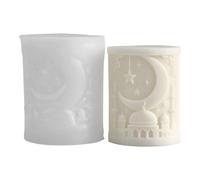 Qsvbeeqj Molde de silicona flexible para moldear chocolate, fácil de desmoldar, suministros de manualidades, molde de cera de silicona