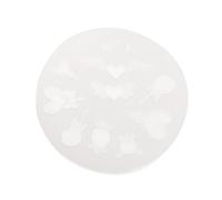 Qsvbeeqj Molde redondo de silicona para decoración de tartas de chocolate, piruletas, moldes de silicona hechos a mano para manualidades, 10 cavidades