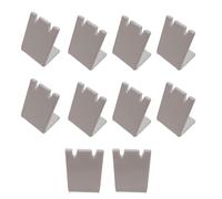 Qsvbeeqj Paquete de 10 soportes para pendientes de acrílico resistente de moda para exhibición de joyas y organización del hogar uso diario