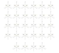 Qsvbeeqj Paquete de 28 cuentas acrílicas en diseños únicos de bowknot elegante artesanía para pulseras, collares y pendientes, materiales de fabricación de bisutería, talla única, como se describe