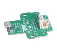 Qsvbeeqj Placa de circuito de carga USB verde para reparación de audio Link 10, conector de carga de fijación rápida, componente verde