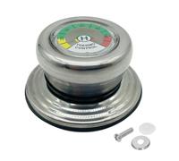Qsvbeeqj Pomo de tapa para monitor de temperatura, construcción de acero inoxidable, fácil instalación para utensilios de cocina, accesorios de cocina, termómetros multiusos