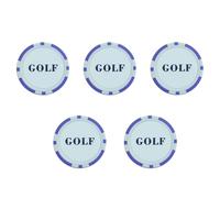 Qsvbeeqj Profesional Golf Marcador Disco Suave Viaje Amistoso Golf Puntero Para Gestión De La Estrategia Del Curso Compacto Marcador De Pelota De Golf