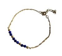 Qsvbeeqj Pulsera de piedras natales de cristal natural facetado de 3 mm ajustable 17 cm+5 cm ligero 4G perla para todas las ocasiones faceed amatista turca estiramiento, talla única, como se describe