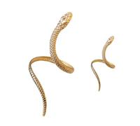 Qsvbeeqj Pulsera de serpiente y anillos conjunto abierto pulsera, talla única, como se describe