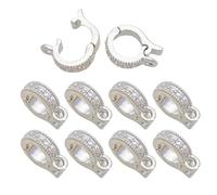 Qsvbeeqj Pulseras de metal hechas a mano Cierres Cierres de moda Cierres de joyería Cierre para fabricación de collares Suministros