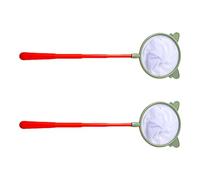 Qsvbeeqj Red larga para niños, 2 unidades, para atrapar mariposas, herramienta para atrapar mariposas, depósitos de pescado, red de camarones, filtro NET NEMIN