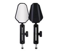 Qsvbeeqj Reflector lateral plegable para motocicleta de aventura, visión amplia, diseño resistente a la intemperie, fácil instalación para GY300NK impermeable Dirt Bike Retrovisor