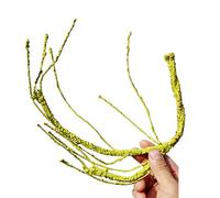 Qsvbeeqj Reptiles Planta Ocultar Vid Rama Hojas Terrario Jungla Habita Para Lagartos, Serpientes, Planta Falsa Decorativa Flexible Reptiles Vid