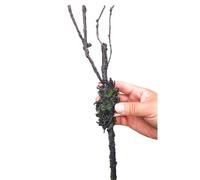 Qsvbeeqj Reptiles Planta Vid Para Escalada Hábitat Decors Rama Con Hojas Para Lagartos Arañas Serpiente Ocultar Reptiles Decoración