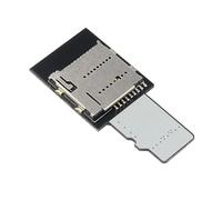 Qsvbeeqj Secure Transflash - Protector de tarjeta de transferencia rápida de datos para máquinas impresoras, fácil inserción y extracción de adaptador hembra Tf