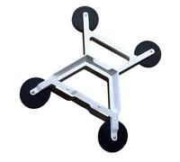 Qsvbeeqj Sistemas de montaje de antenas de techo de vehículos señales mejoradas estabilidad marco de aleación de aluminio diseño portátil para automóviles