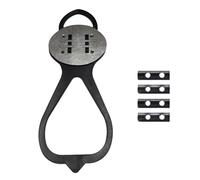 Qsvbeeqj Skateboarding Antideslizante Cubierta de Calzado de Metal y Silicona Protector de Zapato Empuñadura Refuerzo para Motocicleta Ciclismo